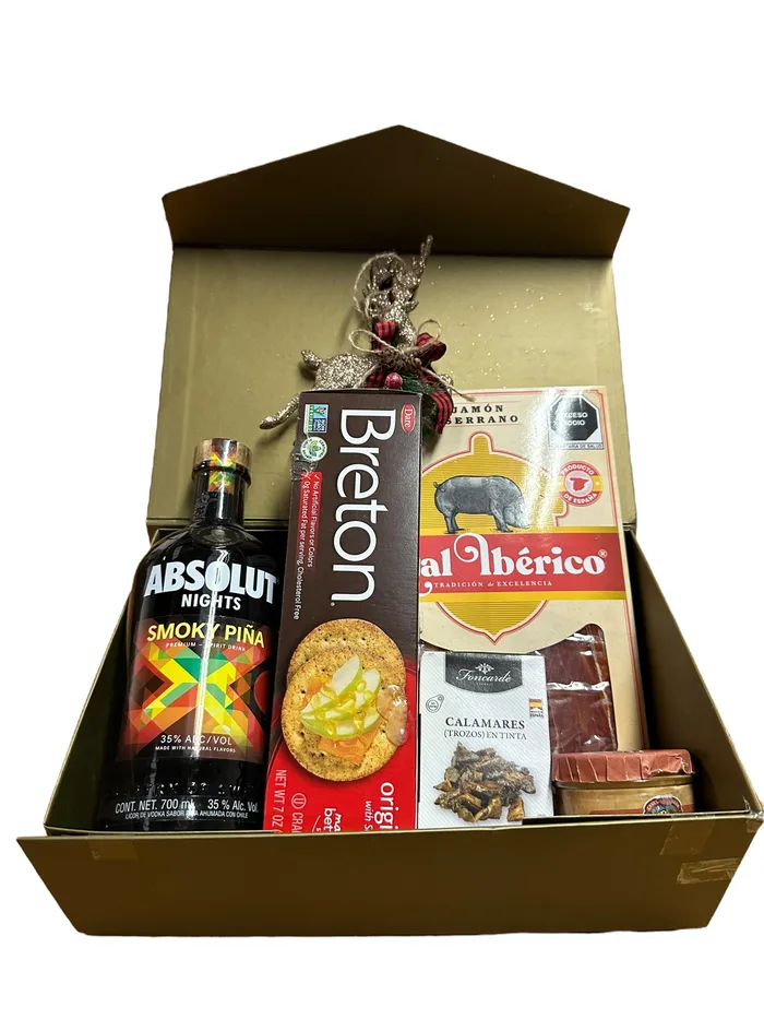 Contenido de canastas navideñas guadalajara: productos gourmet y bebidas
